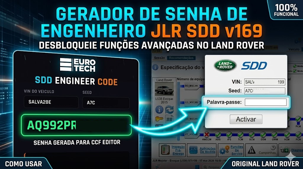 Código Engineer SDD — Jaguar & Land Rover